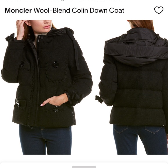 Moncler Tweed jacket/coat! Like new! Very rare piece! S